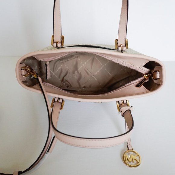 Michael Kors JST XS Tote Shoulder Bag MK Vanilla - Picture 7 of 10